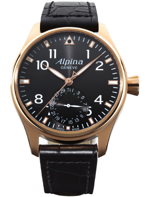 Alpina : une Startimer Pilot en or rose pour célébrer le cinquième anniversaire de la manufacture de Plan-les-Ouates