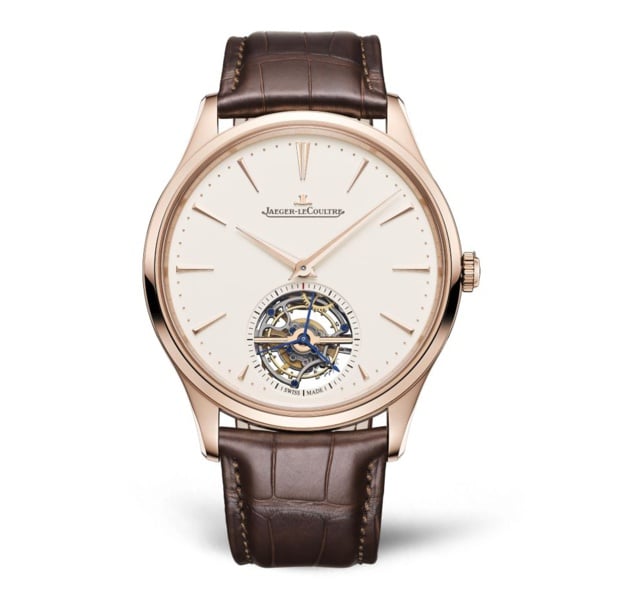 Jaeger-LeCoultre Master Ultra Thin Tourbillon or rose : haute horlo en toute discrètion Jaeger-LeCoultre Master Ultra Thin Tourbillon or rose : haute horlo en toute discrètion