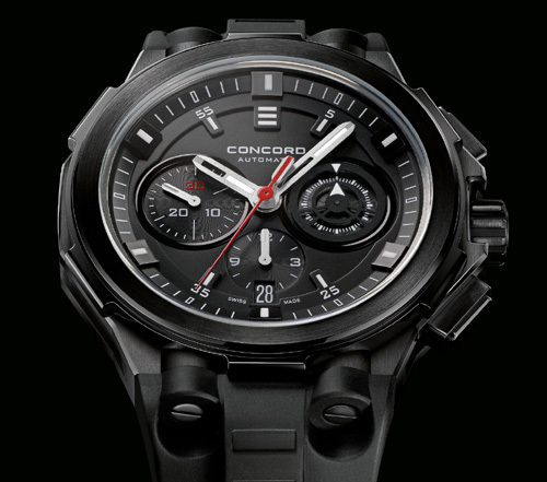 Concord C2 All-Matte Black Chronograph