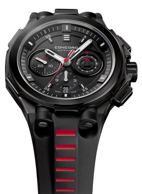 Concord C2 All-Matte Black Chronograph : noir, c’est noir mat… Concord C2 All-Matte Black Chronograph : noir, c’est noir mat…