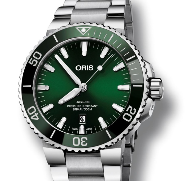 Oris Aquis Date "verte"