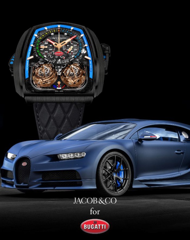 Jacob & Co : partenaire horloger de Bugatti