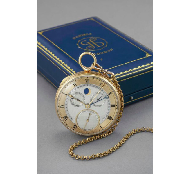 Gold pocket watch George Daniels