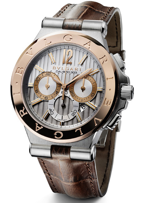 Bulgari Diagono Calibro 303 Bulgari or et acier