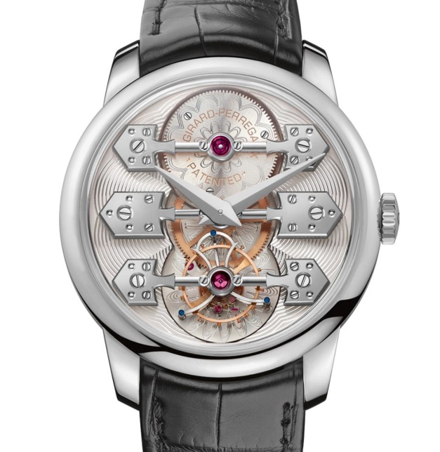 Girard-Perregaux La Esmeralda Tourbillon or gris