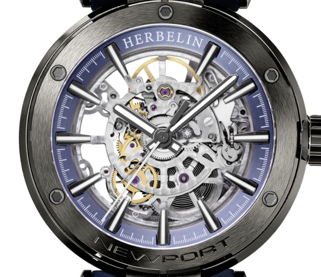 Michel Herbelin Newport Squelette : belle sportive horlogère française Michel Herbelin Newport Squelette : belle sportive horlogère française