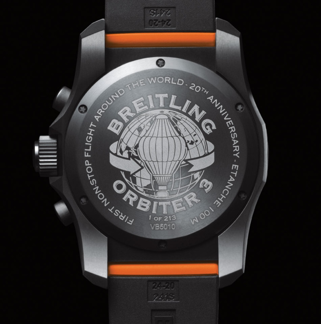 Breitling Cockpit B50 Orbiter limited edition : le tour du monde en ballon Breitling Cockpit B50 Orbiter limited edition : le tour du monde en ballon