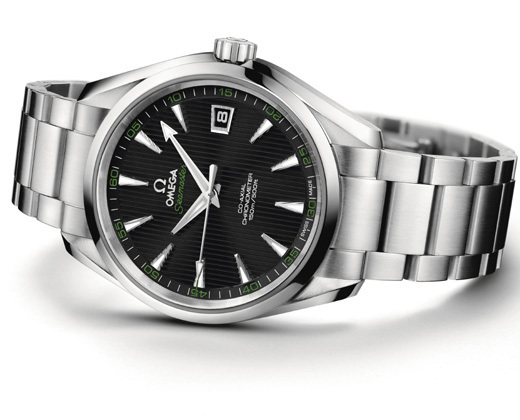 Omega Seamaster Aqua Terra 41,5 mm Co-Axial : à porter sur les greens Omega Seamaster Aqua Terra 41,5 mm Co-Axial : à porter sur les greens