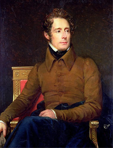 Alphone de Lamartine, peinture de François Gérard