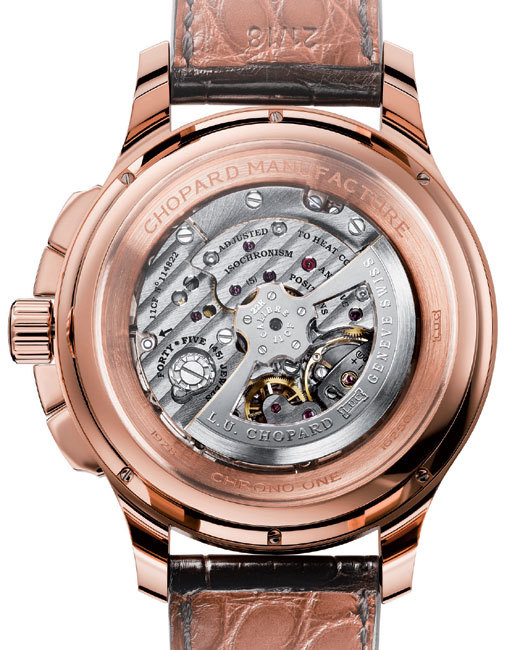 Chopard LUC Chrono One : entrez dans l’arène… du fond de boitier Chopard LUC Chrono One : entrez dans l’arène… du fond de boitier
