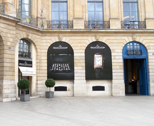 Jaeger-LeCoultre : une nouvelle boutique sur la place Vendôme pour 2012