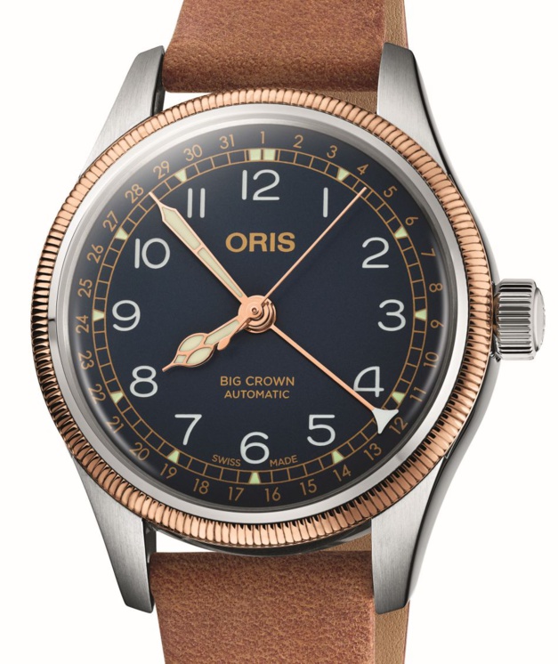 Oris Big Crown Pointer Date acier et bronze 36 mm