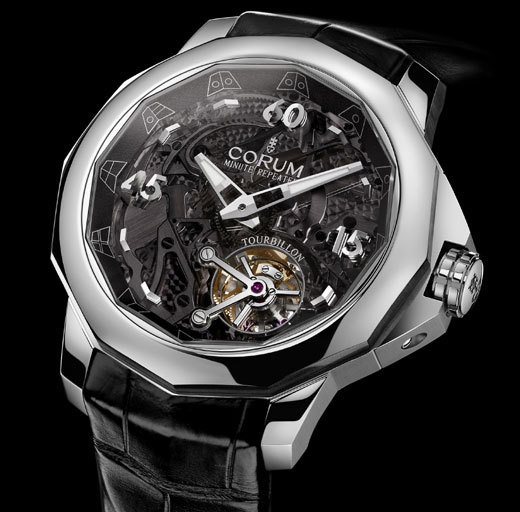 Corum Admiral’s Cup 45 Minute Repeater Tourbillon : résonnance titane