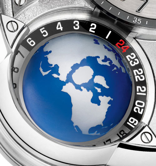 La vision poétique de la fonction GMT par Greubel-Forsey La vision poétique de la fonction GMT par Greubel-Forsey