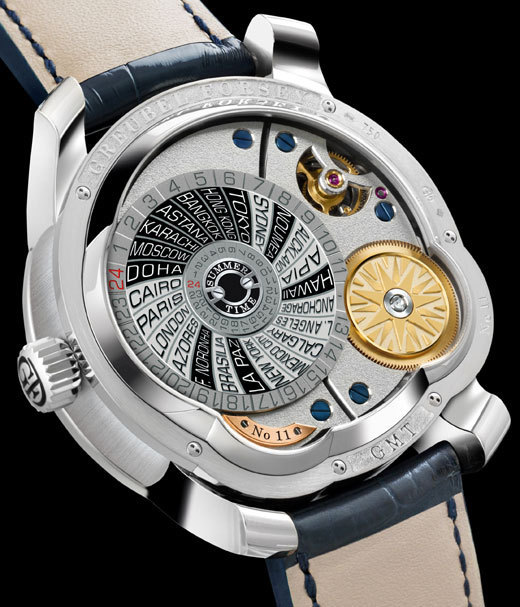 La vision poétique de la fonction GMT par Greubel-Forsey La vision poétique de la fonction GMT par Greubel-Forsey
