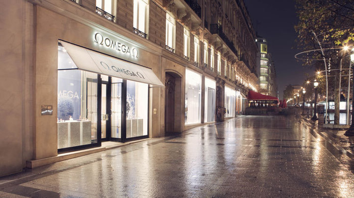 Omega : la boutique des Champs-Elysées dévoile son tout nouveau concept