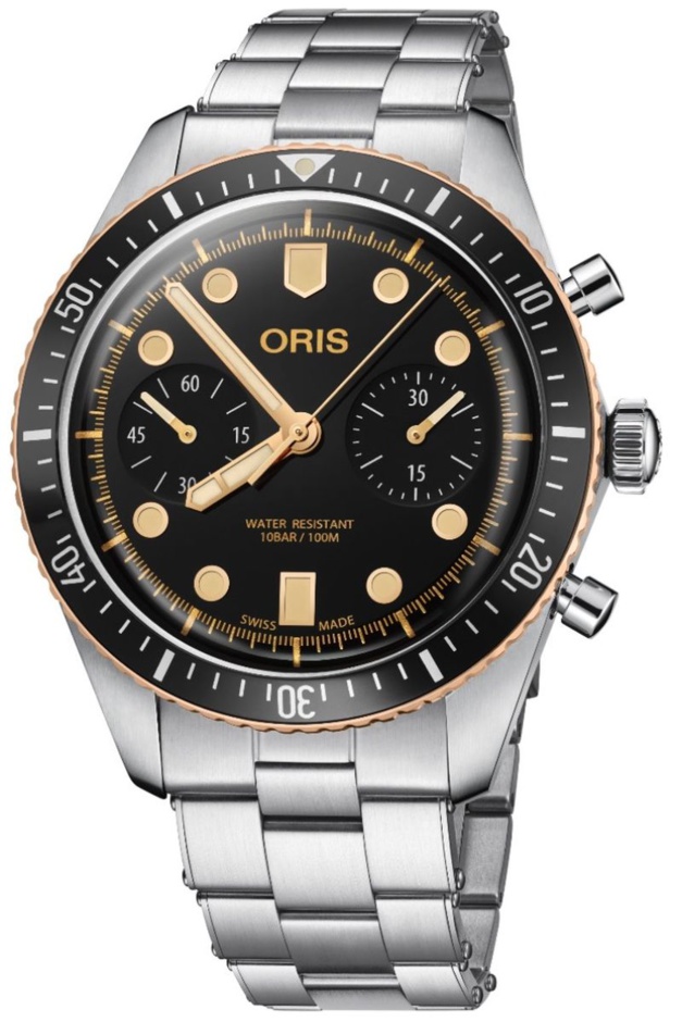 Chrono Oris Divers Sixty-Five : un chrono aussi à l'aise sur terre que sous l'eau