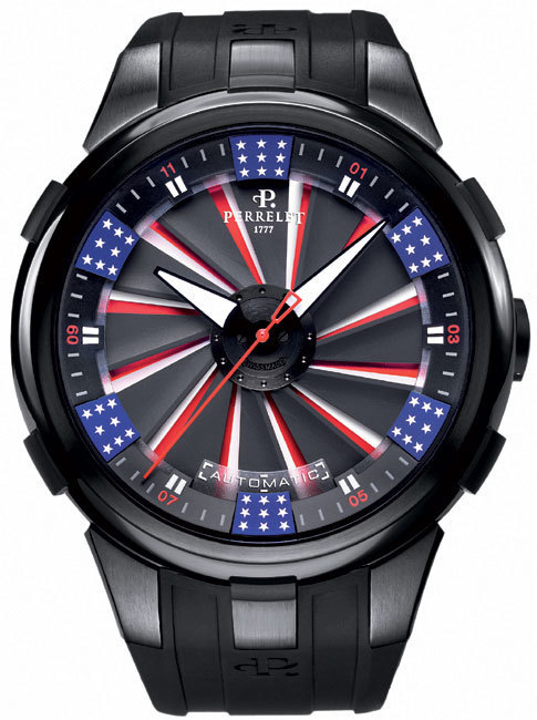 Perrelet Turbine XL America :  la montre des « supers héros »