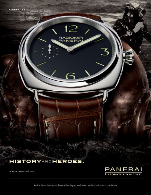 Officine Panerai : histoire et technique au programme de la nouvelle campagne de communication