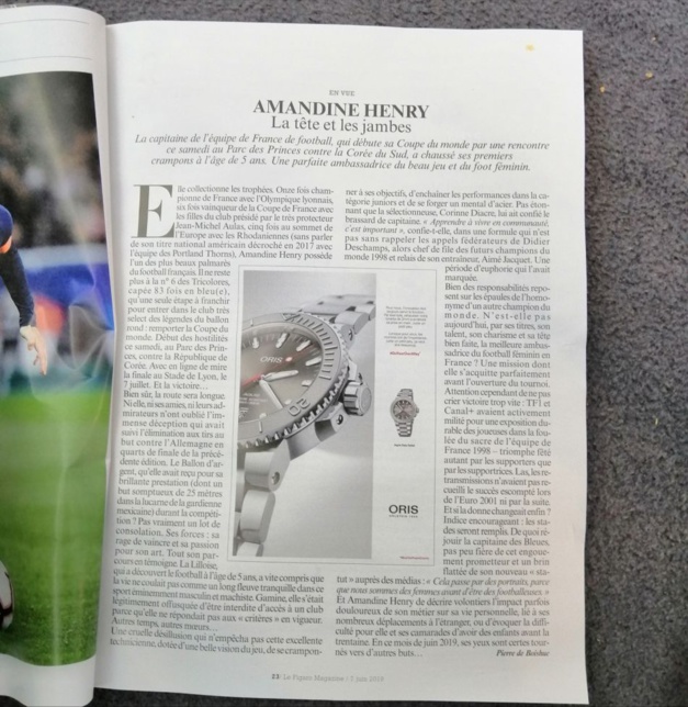 Oris : un étonnant format publicitaire dans Le Figaro Magazine