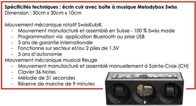 Le remontoir musical par SwissKubik et Reuge Le remontoir musical par SwissKubik et Reuge