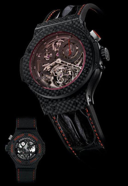 Hublot dévoile à Guangzhou le première montre Hublot estampillée Ferrari Hublot dévoile à Guangzhou le première montre Hublot estampillée Ferrari