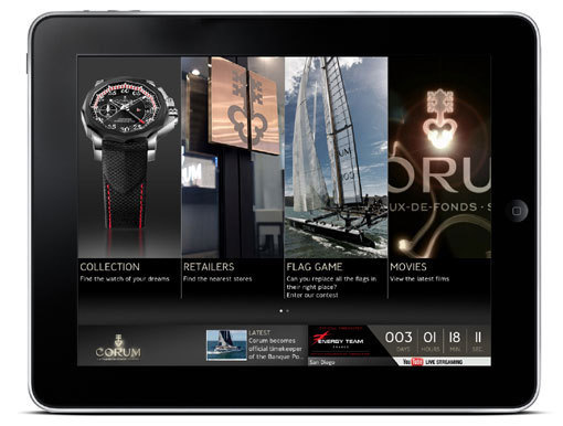 Corum arrive sur les tablettes numériques