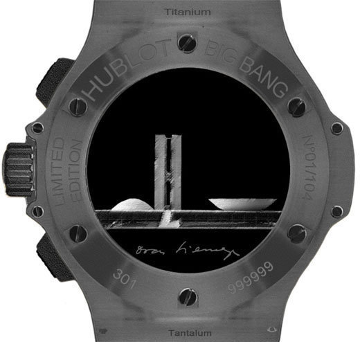 Hublot rend hommage à Oscar Niemeyer avec la Big Bang « Aero Bang Niemeyer »