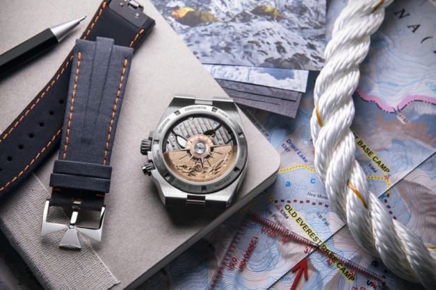 Vacheron Constantin, l'Everest, Cory Richards et une Overseas Dual Time prototype Vacheron Constantin, l'Everest, Cory Richards et une Overseas Dual Time prototype