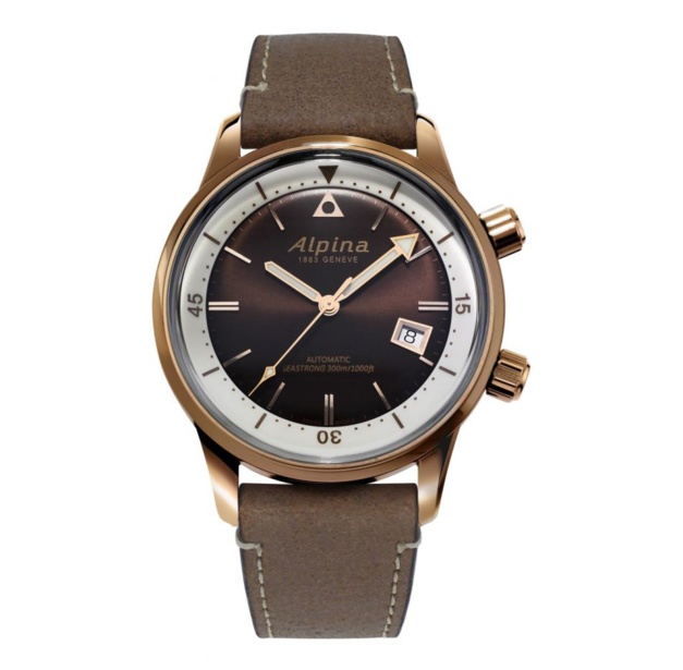 Alpina Seastrong Diver Heritage : une "bronzo" d'allure vintage