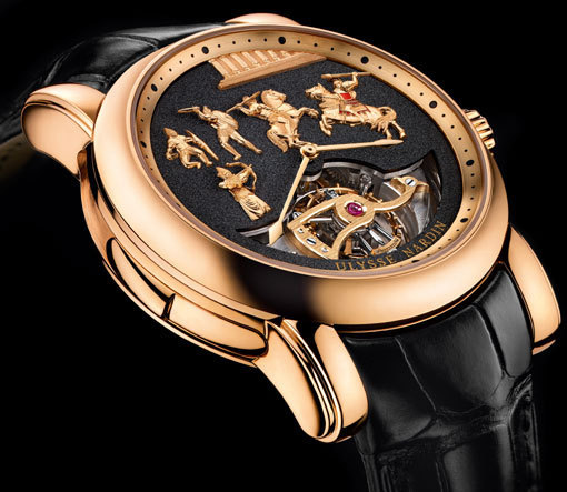 Ulysse Nardin Répétition minutes Alexander the Great Westminster Carillon Tourbillon Jaquemarts : Mi Do Ré Sol