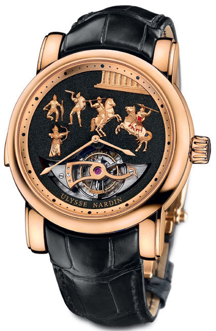 Ulysse Nardin Répétition minutes Alexander the Great Westminster Carillon Tourbillon Jaquemarts : Mi Do Ré Sol