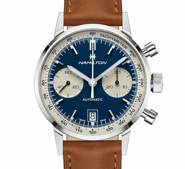 Hamilton Intra-Matic 68 blue dial