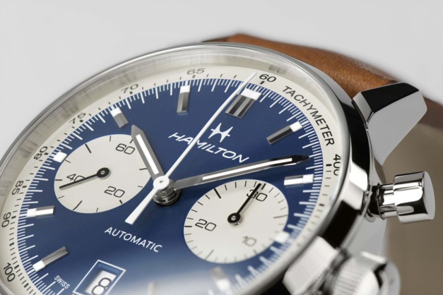 Hamilton Intra-Matic 68 blue dial