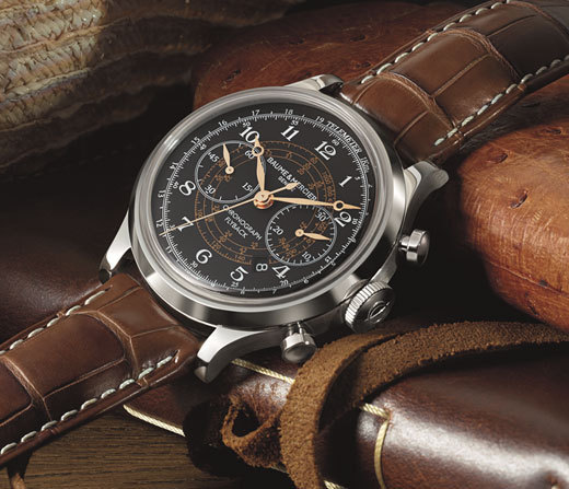 Baume & Mercier : un chrono Capeland totalement vintage pour 2012 Baume & Mercier : un chrono Capeland totalement vintage pour 2012