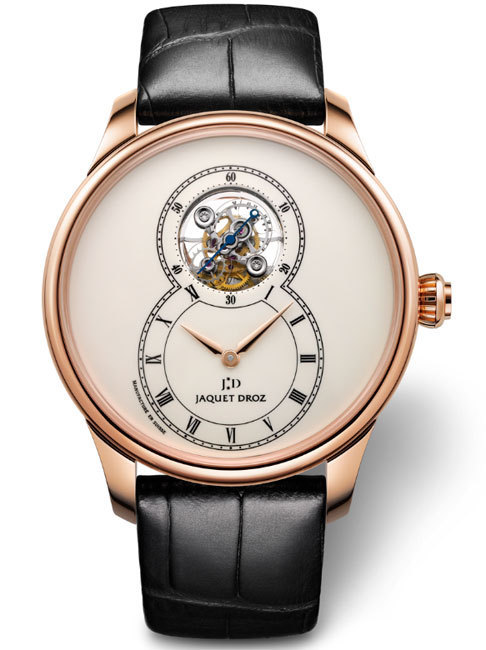 Jaquet Droz : la Grande Seconde se marie à un Tourbillon avec cage en saphir Jaquet Droz : la Grande Seconde se marie à un Tourbillon avec cage en saphir