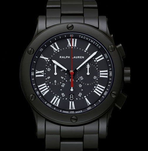 Ralph Lauren Sporting Chronograph Black Ceramic