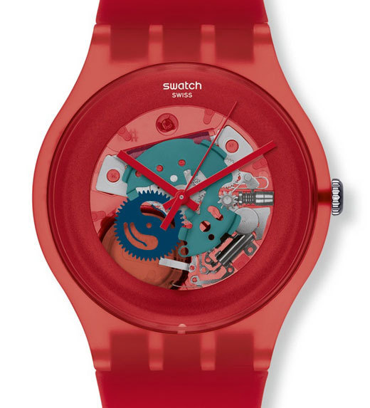 Swatch : des cadrans « squelette » pour la collection New Gent Lacquered