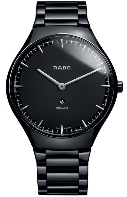 Rado True Thinline : une montre design, fine, en céramique et mécanique… Rado True Thinline : une montre design, fine, en céramique et mécanique…