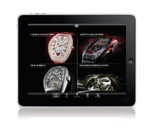 Franck Muller lance son application iPhone et iPad