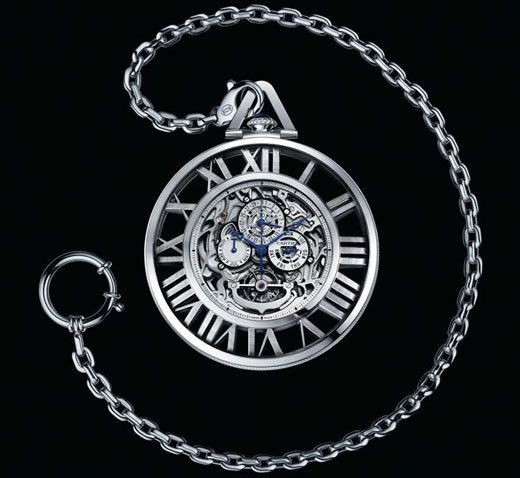 Cartier montre de poche Grande Complication Squelette calibre 9436 MC : pour esthètes modernes Cartier montre de poche Grande Complication Squelette calibre 9436 MC : pour esthètes modernes