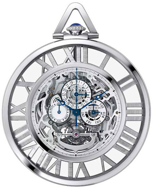 Cartier montre de poche Grande Complication Squelette calibre 9436 MC : pour esthètes modernes