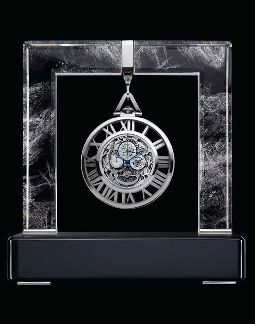 Cartier montre de poche Grande Complication Squelette calibre 9436 MC : pour esthètes modernes