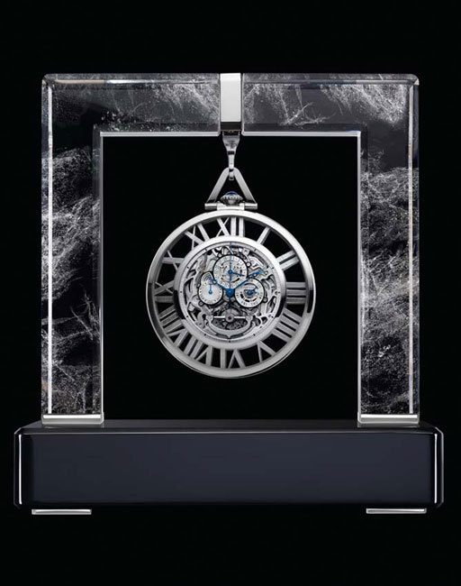Cartier montre de poche Grande Complication Squelette calibre 9436 MC : pour esthètes modernes Cartier montre de poche Grande Complication Squelette calibre 9436 MC : pour esthètes modernes