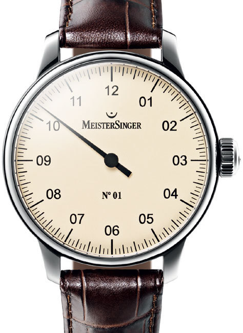 MeisterSinger no 1 cadran crème