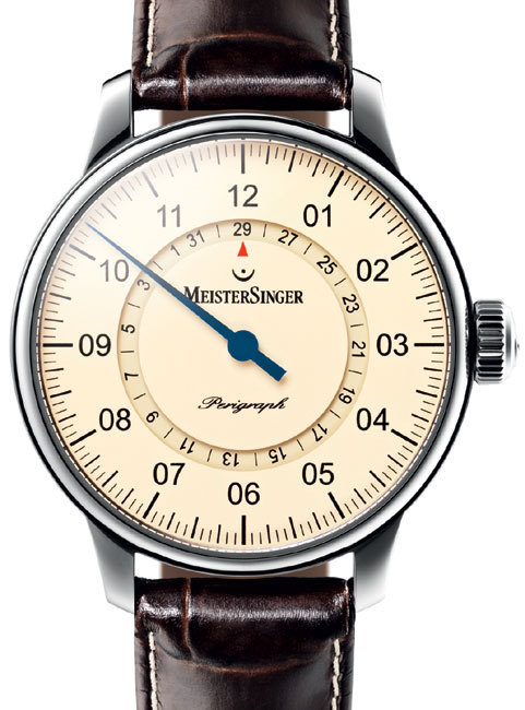 MeisterSinger Périgraph cadran crème