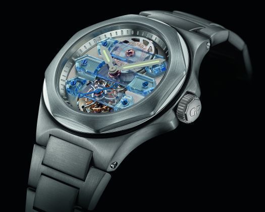 Girard-Perregaux Laureato Tourbillon sous trois ponts : mariage d’un design seventies à la haute horlogerie Girard-Perregaux Laureato Tourbillon sous trois ponts : mariage d’un design seventies à la haute horlogerie