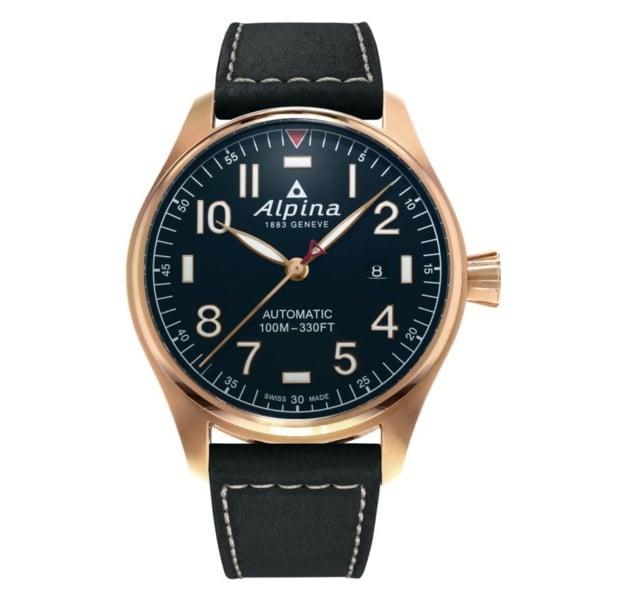 Alpina Startimer Pilot Automatique : du bleu nuit ou du gris dans les airs Alpina Startimer Pilot Automatique : du bleu nuit ou du gris dans les airs