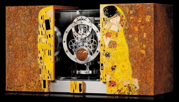 Jaeger-LeCoultre Atmos Marqueterie : hommage à Gustav Klimt