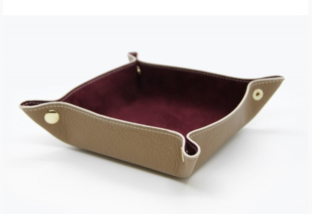 vide-poche en cuir Kronokeeper